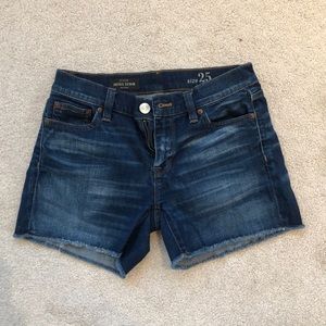 J. Crew cutoff jean shorts size 25
